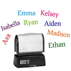 Name stamp for kids - Childrens personalized rubber stamp - Gift - Kids stamp - Self inking customized stamper