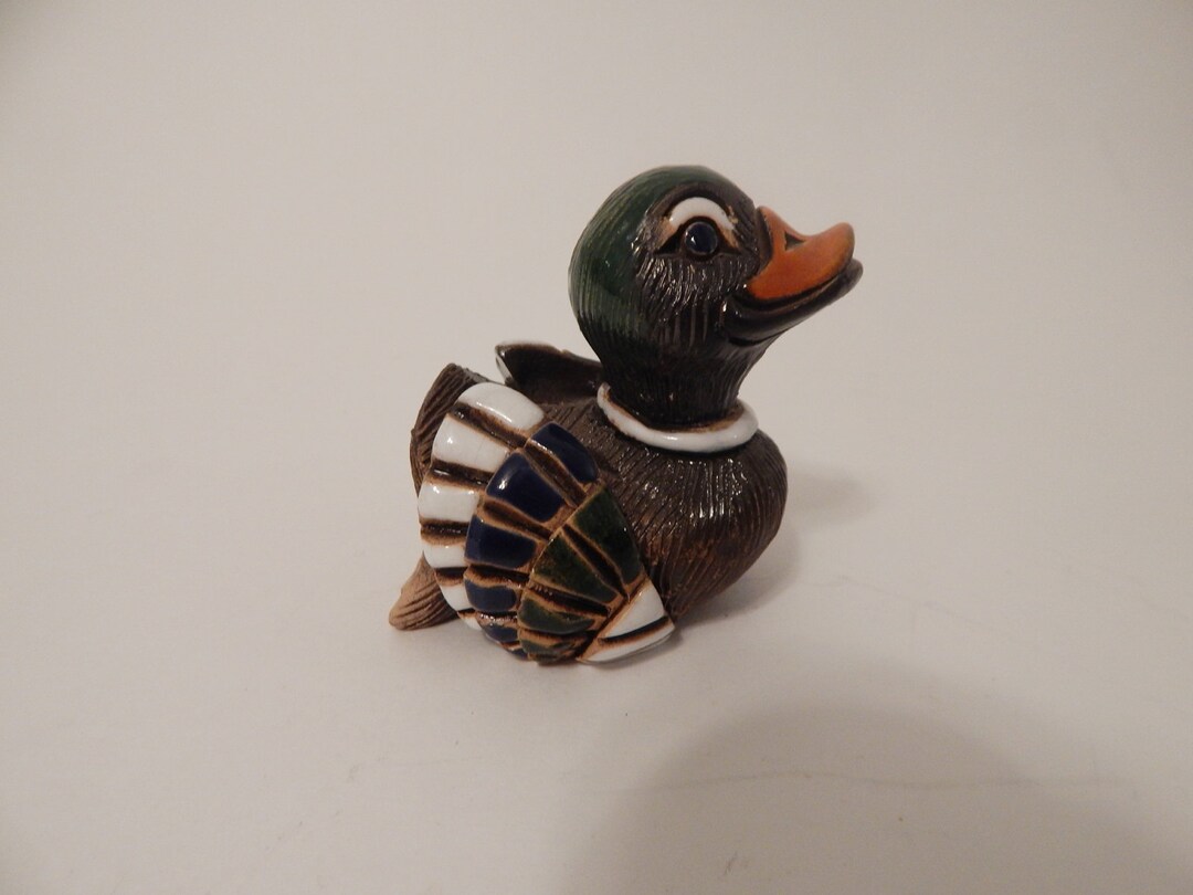 Vintage Artesania Riconada Ceramic Duck (small) - Etsy