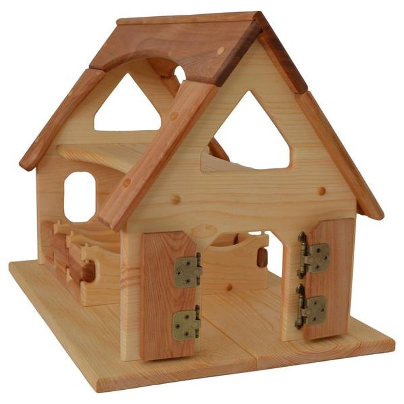 wooden stable toy