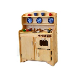 elves and angels play kitchen