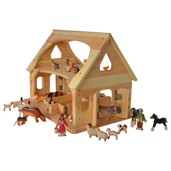 Wooden Toy Animals For Barn Image 0