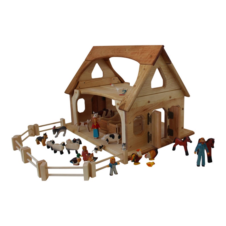 toy farm house set