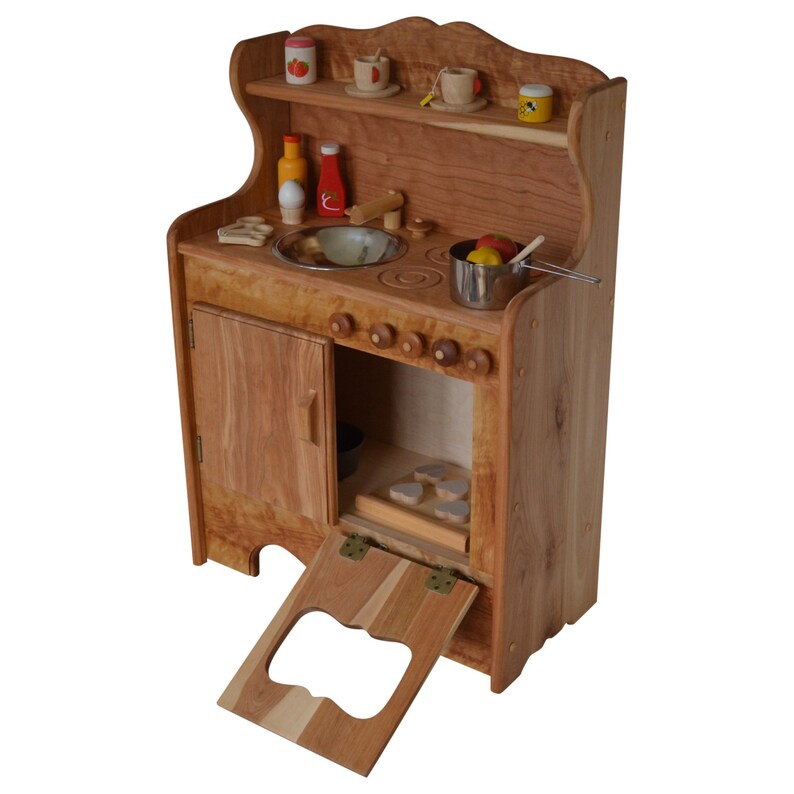 Natural Wooden Toy Play KitchenWaldorf Toy Kitchen Wooden Etsy