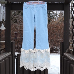 Upcycled Jeans Corduroy Drapery Vintage on Vintage