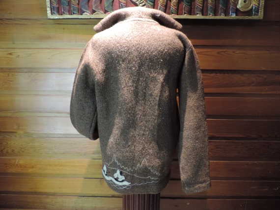 Vintage Sweater,Vintage Wool Sweater,Vintage Inuit