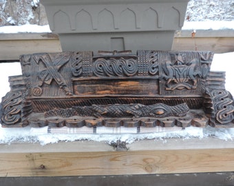 Antiek Altaar Tempel Wierook/Offerhouder Krokodil