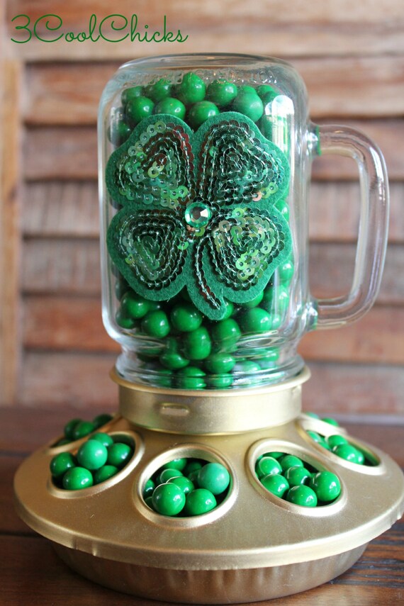 Items similar to Chicken Feeder Candy Dish St Patty's Day on Etsy