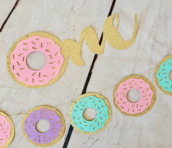 High chair banner Donut First year milestones banner Donut banner Donut grow up high chair banner,Donut high chair banner
