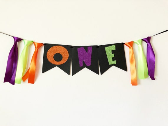 Halloween Birthday, Halloween Birthday Banner, Halloween High Chair Banner, Halloween Birthday Decor, Spooky Birthday Decor. Halloween Party Il_570xn