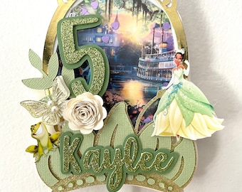Princess Tiana Cake Topper