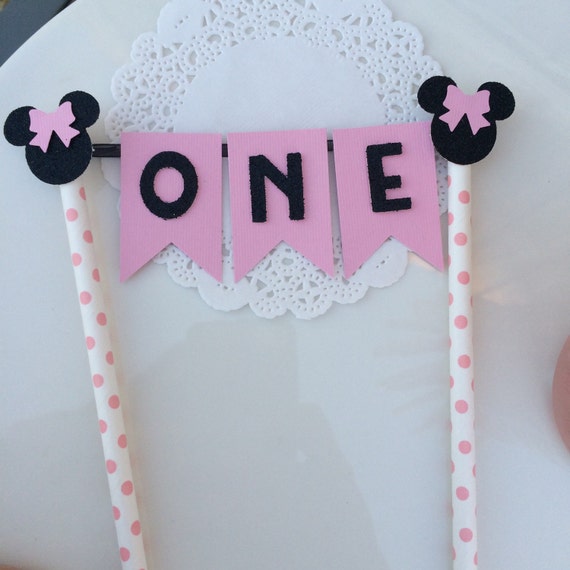 Minnie Mouse Birthday Cake Topper Il_570xn