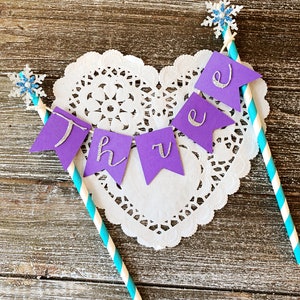 Frozen Themed Cake Topper, Frozen Smash Cake Topper, Frozen First Birthday, Frozen Cake Bunting, Frozen Cake, Frozen Party Decor