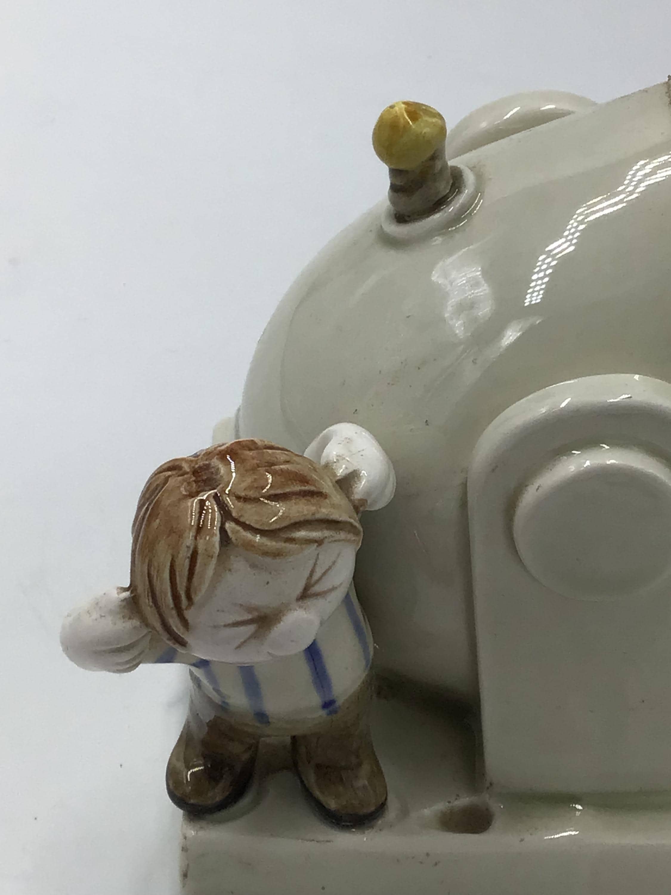Fitz and Floyd Inc Match Holder, Striker, Japan Hand Painted