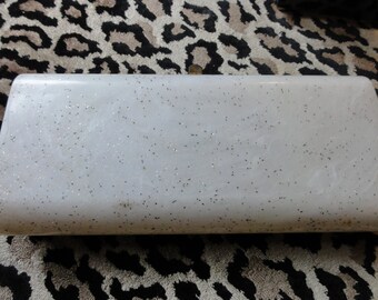 1950&#39;s Glitter Lucite Clutch Purse ON HOLD