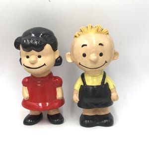 Charlie Brown and Lucy Vintage Dolls Peanuts - Etsy