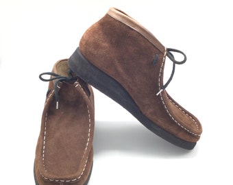 Aspen Trail Finders Women’s Made in Poland Brown Suede Vintage chukka wallabies