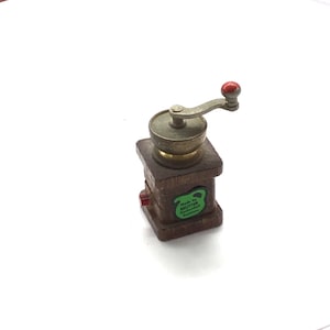 Antique Wood Reutter Denkendorf Germany Miniature Coffee Grinder Doll House