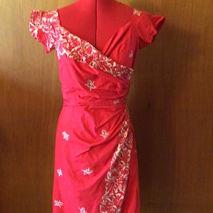 christmas tiki dress Merry Christmas Tiki Hawaiian Dress With Lace