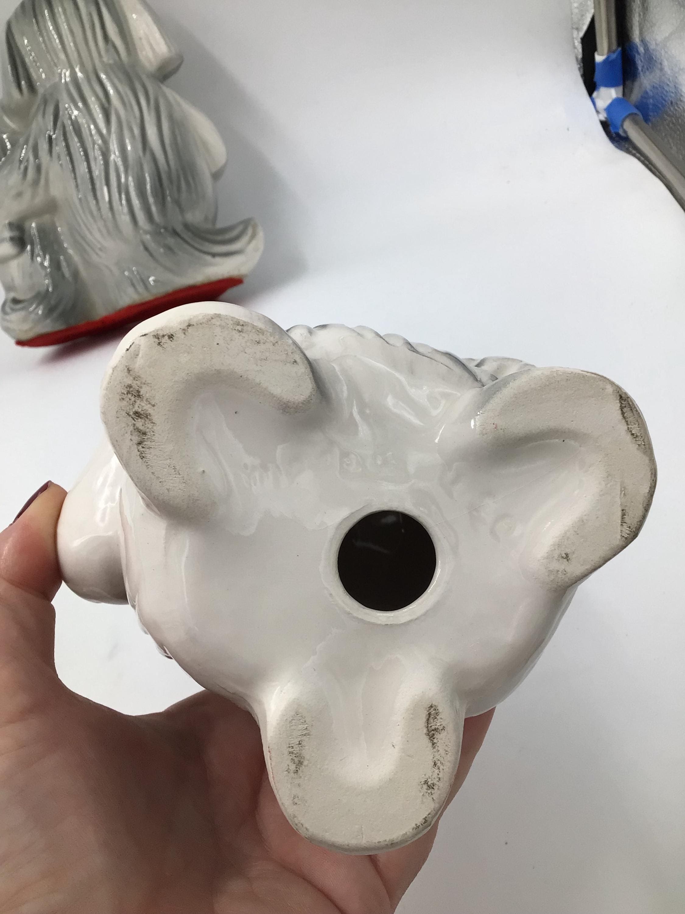 ヴィンテージ Ford セラミック ドッグバンク（貯金箱） アメリカ製 ヴィンテージ Ford セラミック ドッグバンク（貯金箱） アメリカ製
