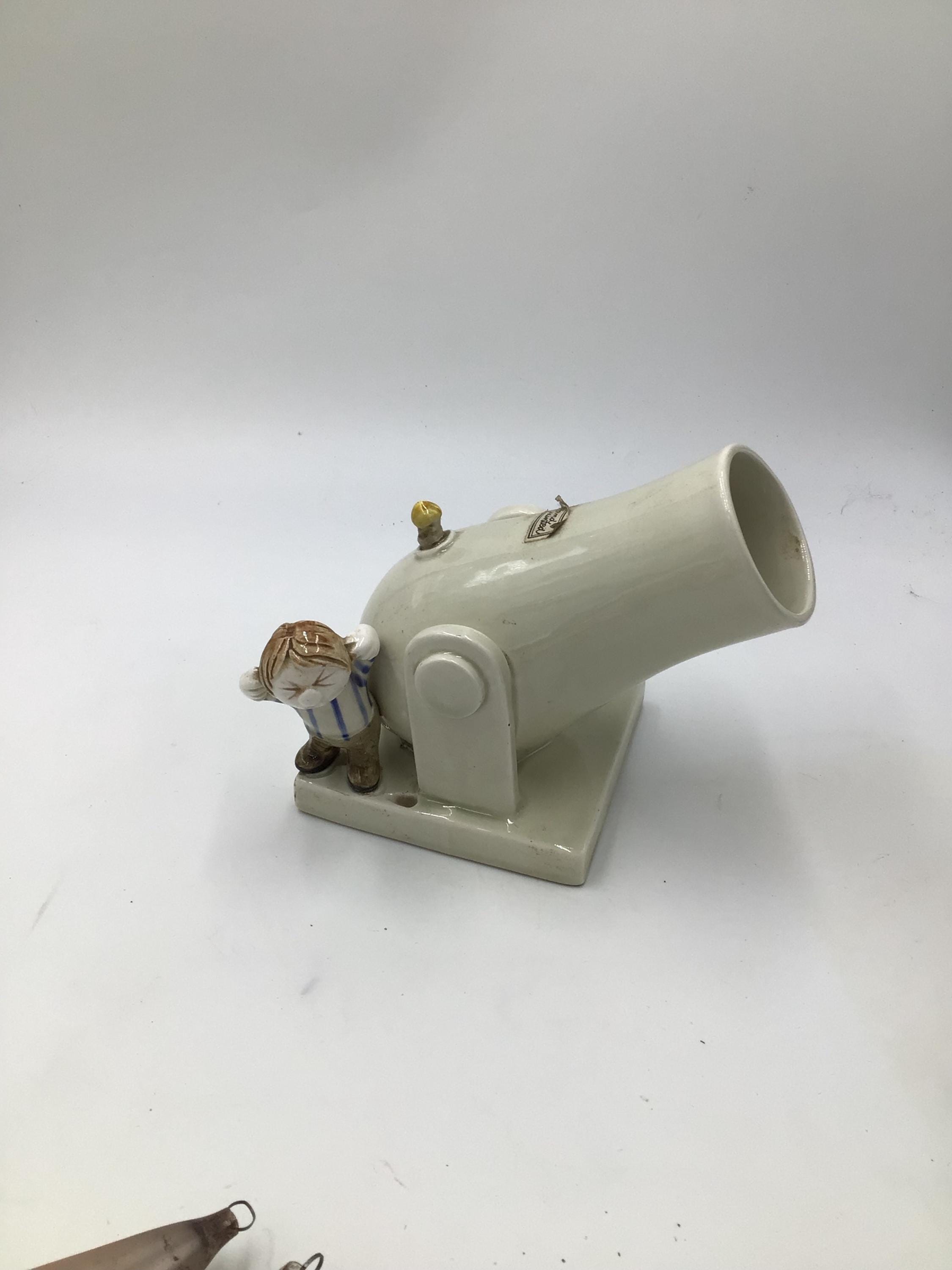 Fitz and Floyd Inc Match Holder, Striker, Japan Hand Painted