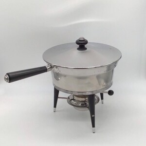 Atomic serving hot chafing dish mid century dining 1950’s so cool!