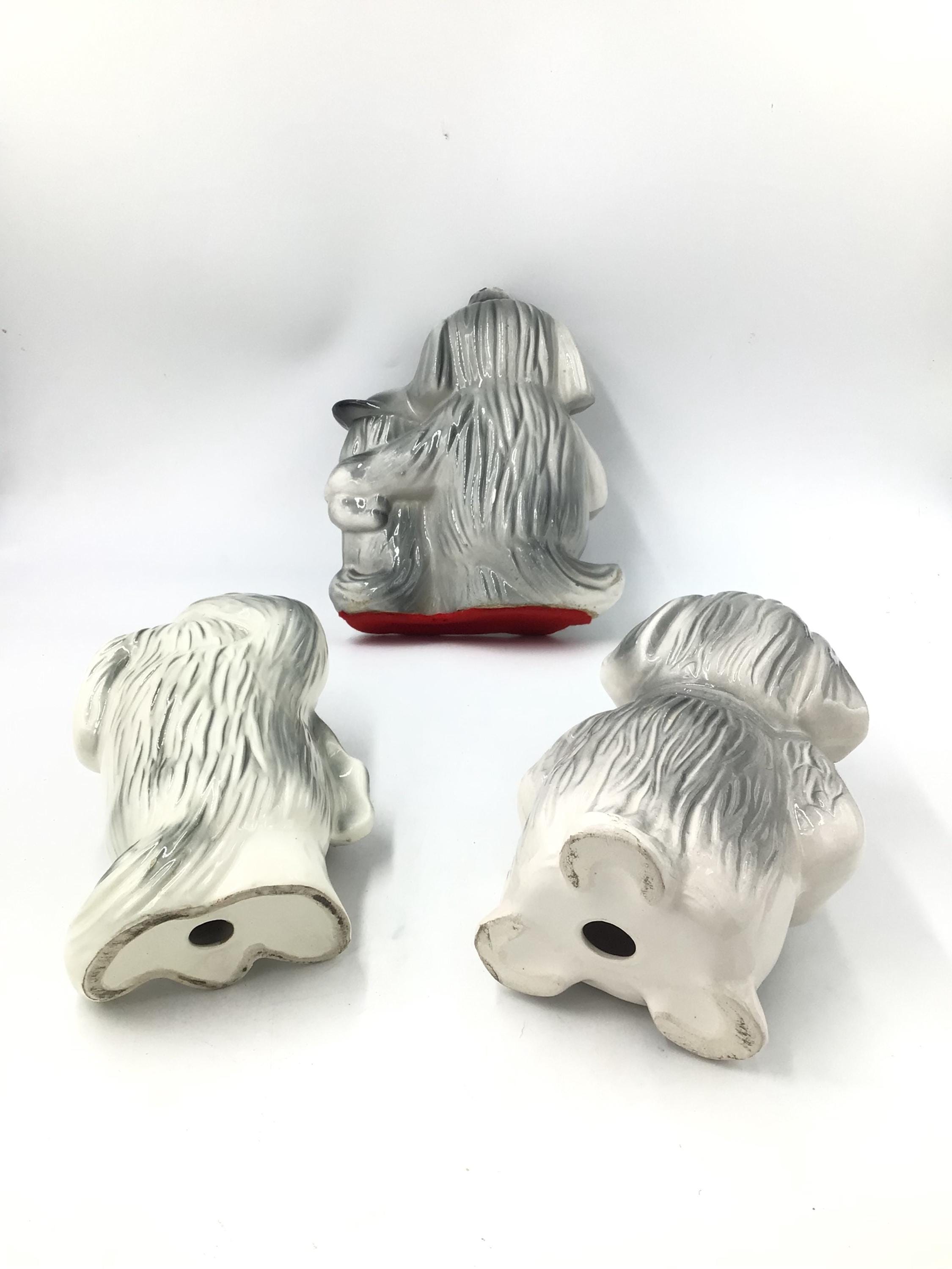 ヴィンテージ Ford セラミック ドッグバンク（貯金箱） アメリカ製 Ford Collectible Piggy Banks Father Son Ford Dog 50's Ceramic