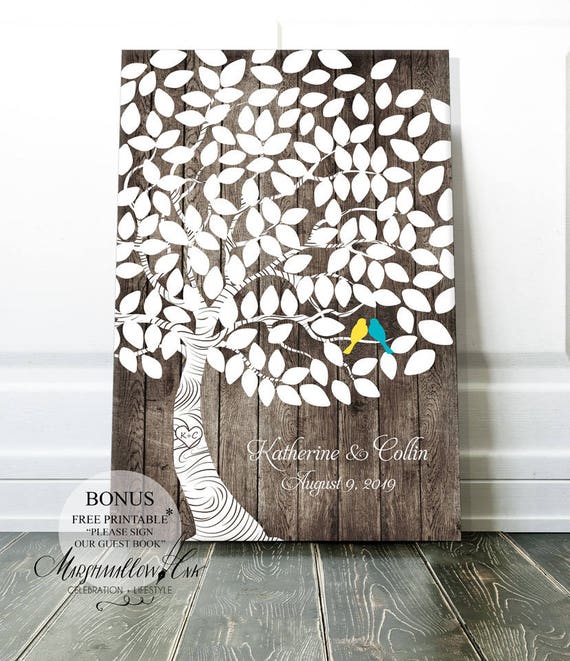 Alternative Guest Book Tree Wedding Guest Book Ideas Rustic Etsy