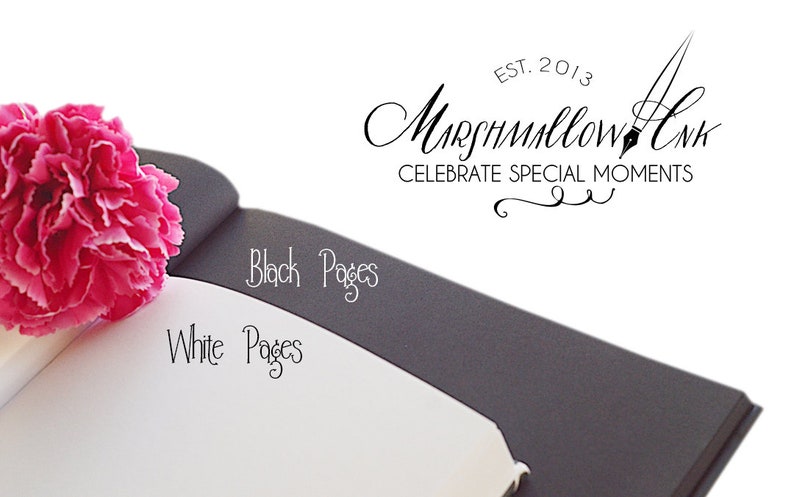 Custom initial guestbook Personalized sign in book C Polaroid guest book wedding guest book with gold foil Wedding planning bride keepsake