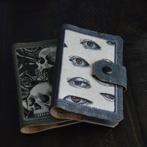 Embroidered Book Cover Eyes