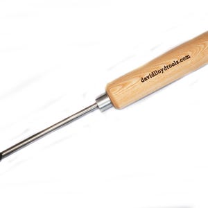 Scalpello per tornitura del legno con punta in carburo tondo (UK Tools)