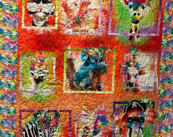 Party Animals quilt