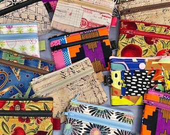 NEW FOR 2026! 2-Zip I.D Card Wallet, Coin Purse, Lanyard Wallet
