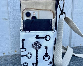 Water Bottle Bag, Black Keys