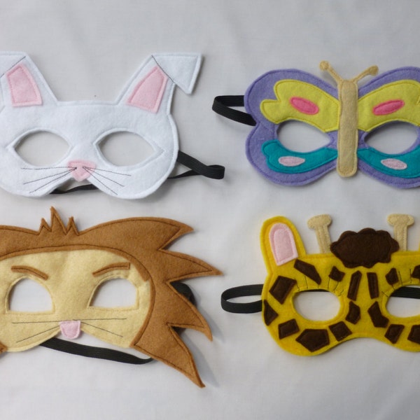 Children's dress up masks