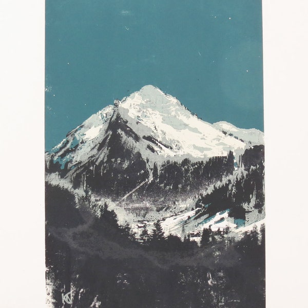 Alpine Mountain Print-Nyon