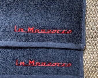 La Pavoni Embroidered Coffee Bar Towels | Etsy