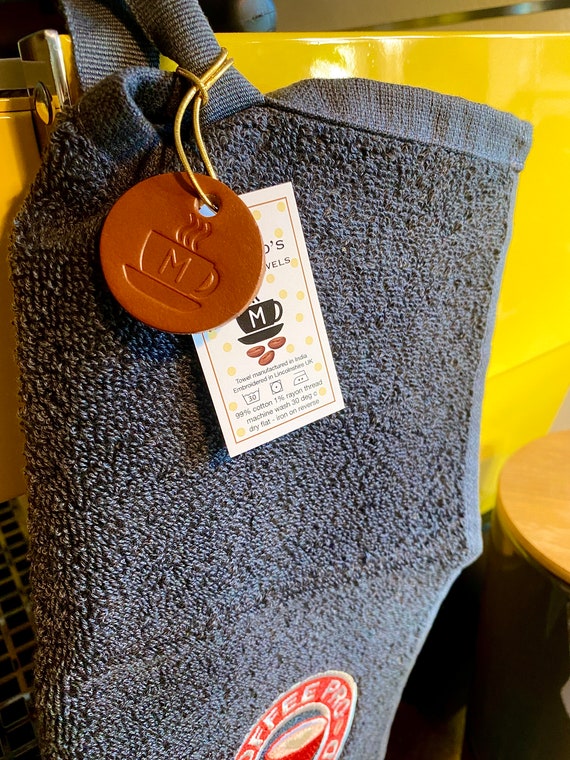 Star Barista Personalised Coffee Bar Towel 