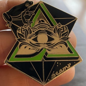 Sacred Geometry Art Pin