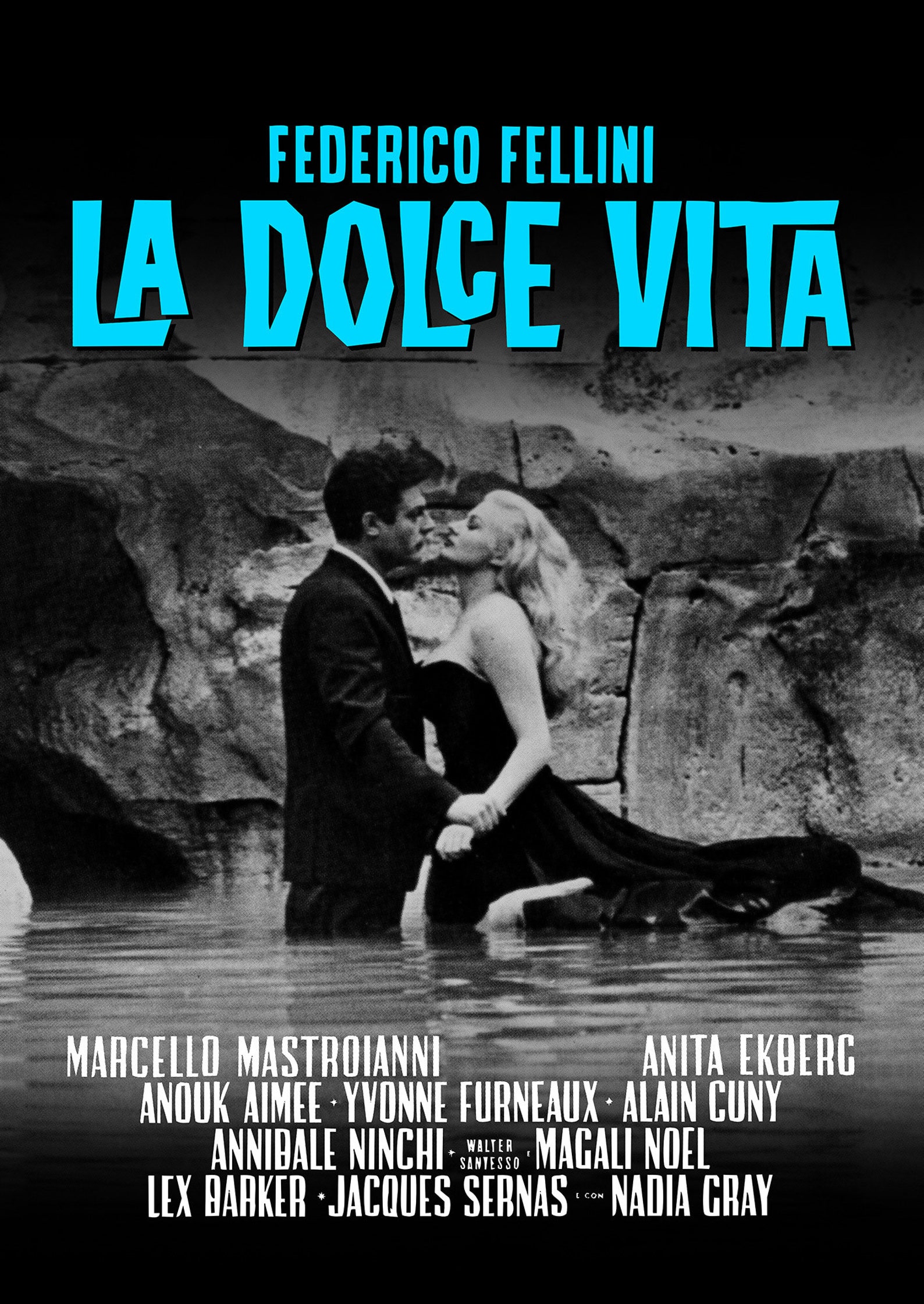 La Dolce Vita 1960 by Federico Fellini movie poster | Etsy