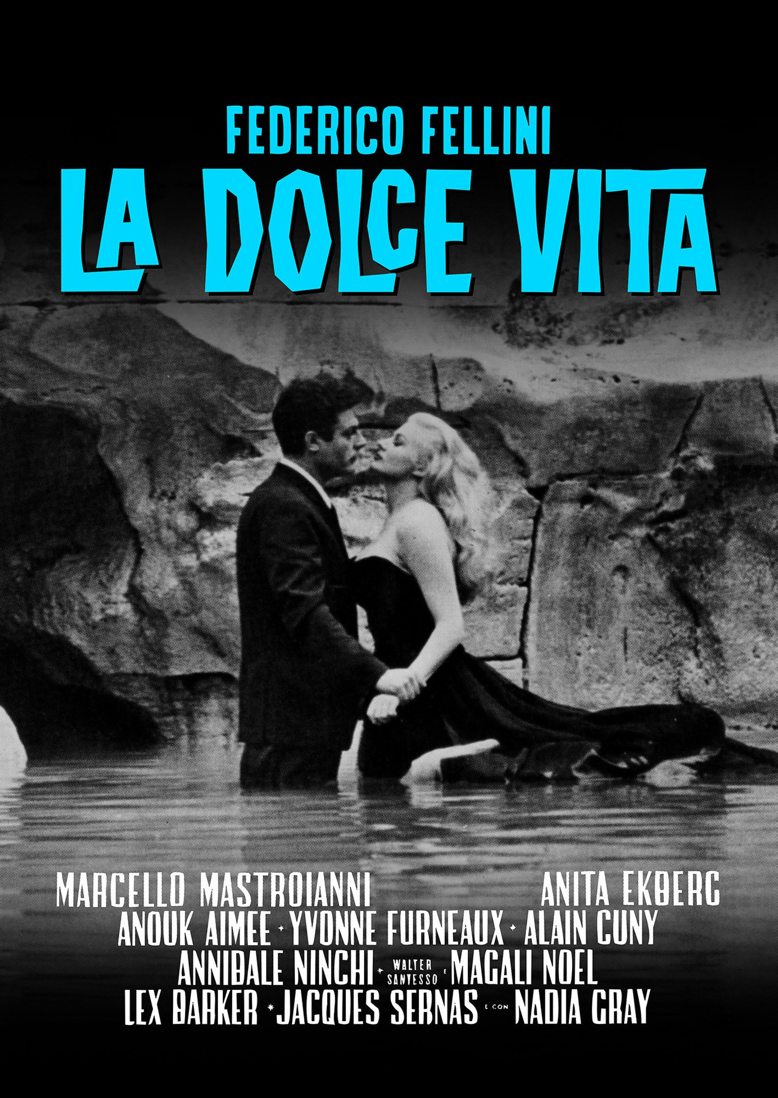 La Dolce Vita Di Adelaide La Dolce Vita 1960 by Federico Fellini movie poster | Etsy