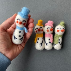 Felted snowman , ready to shipping , uk free shipping