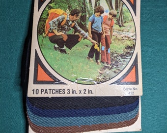 60s Wool Iron On Patches