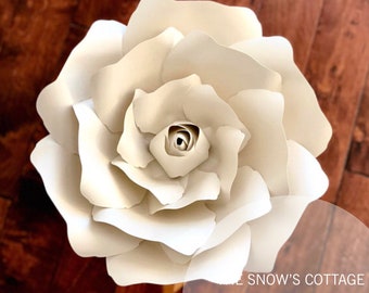 instant download rose 2 svg large paper flower rose petal etsy