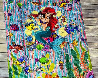 Baby/Toddler Blanket - Inspired by Disney’s Little Mermaid