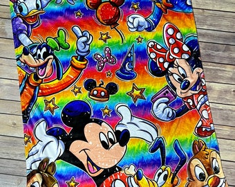 Couverture bébé/tout-petit - Inspirée par Mickey & Friends de Disney