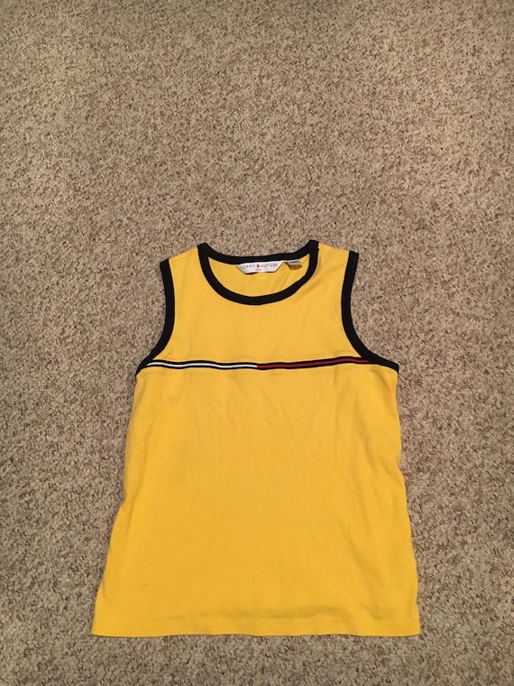 tommy jeans yellow top