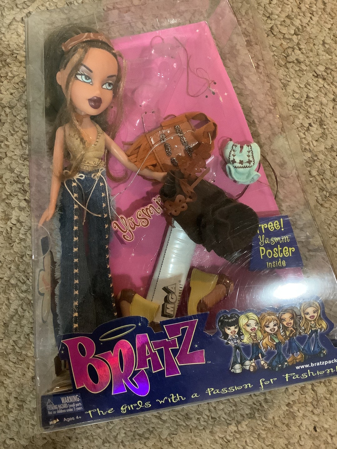 Vintage 2002 Rare 2002 Bratz Yasmin Strut It Collection Doll in Box Opened Poster Yasmin Inside Etsy