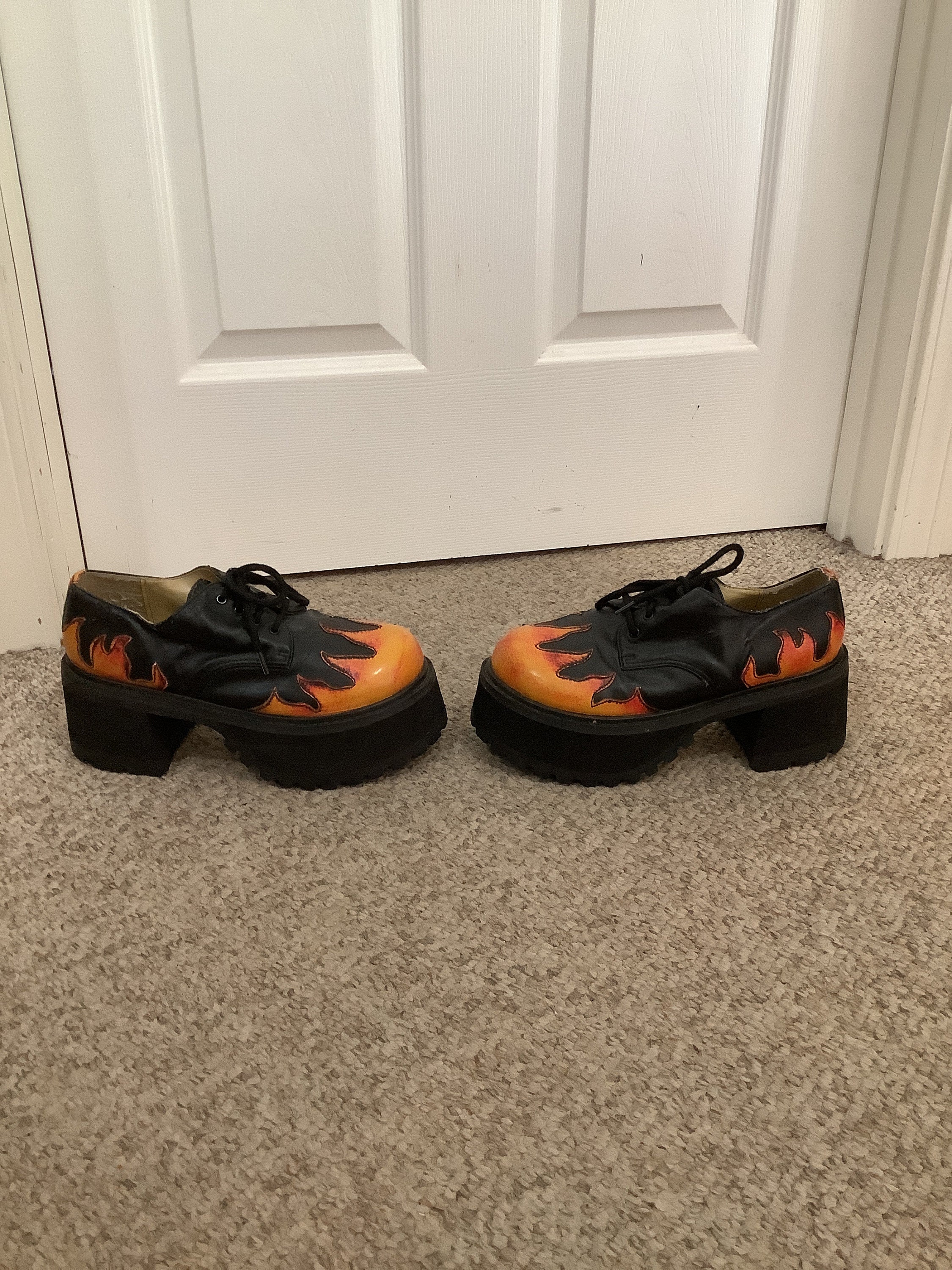 Flame platform shoes outlet