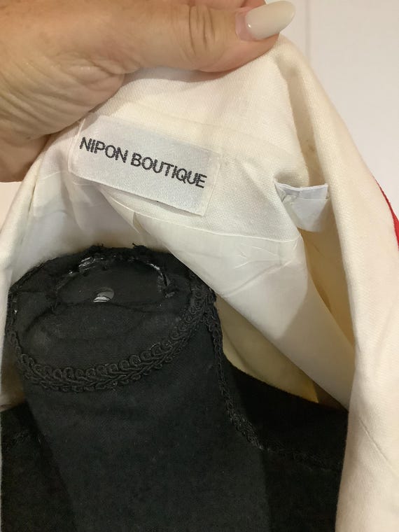 Vintage Albert Nipon 80s 90s Nipon Boutique white… - image 4
