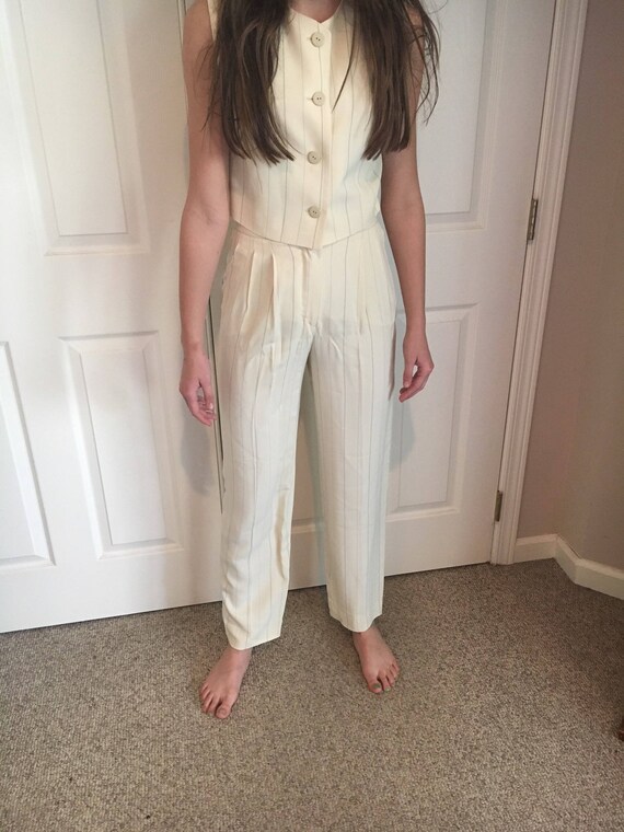 Vintage Krizia High Waist Trousers Pleated Pants P